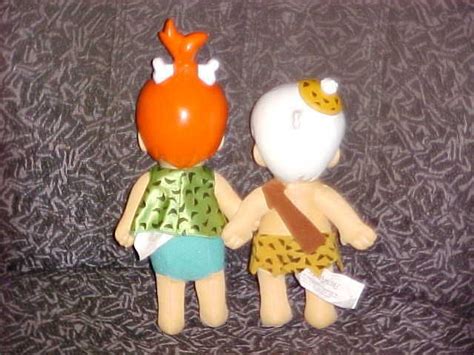 Pebbles And Bam Bam Plush Dolls From The Flintstones 1994 Hanna Barbera