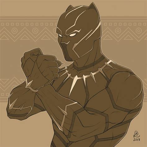 Black Panther Fan Art I Did A Couple Years Back In 2020 Black