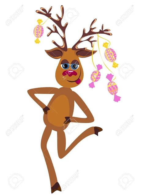 Blue Dancing Reindeer Clipart File Sng Png Clipart Library Clip Art