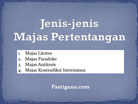 4 Macam Majas Beserta Pengertian Dan Contohnya