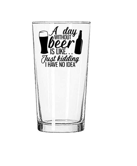 Home Living Beer Glass Custom Design Drinkware Gifts Customizable