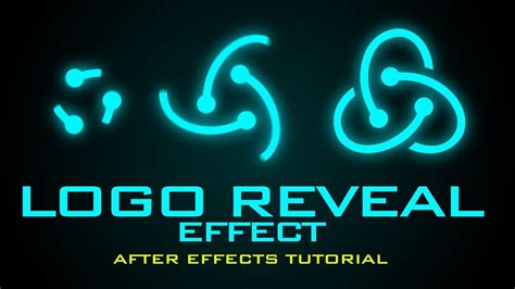 After Effects Tutorial Logo Spin Reveal Effect Youtube