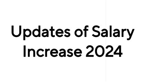 Salary Increase 2024 Update Today Unemployment - Carry Elinore