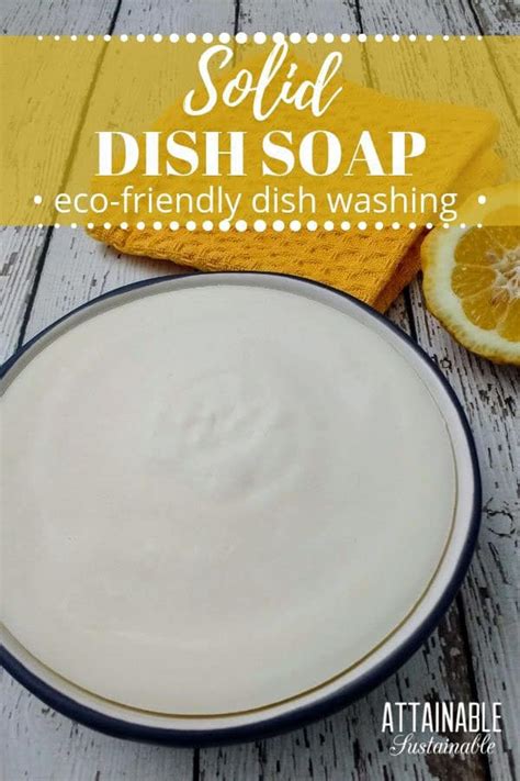 What to expect when you're done. How to Make an Eco-Friendly Solid Homemade Dish Soap Bar ...
