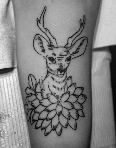 21 Traditional Deer Tattoo Designs And Ideas Petpress Deer Tattoo