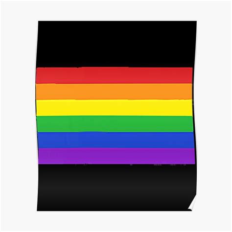 Small Pride Flag Subtle Pride Rainbow Lgbt Gay Pride Month Poster For