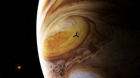 Jupiters Great Red Spot Is 200 Miles Deep The Washington Post