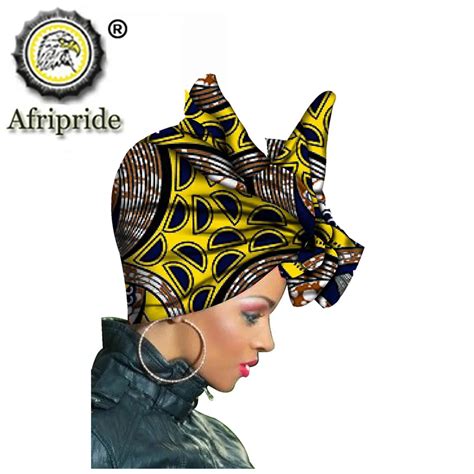 African Headscarf For Women Print Traditional Headtie Headscarf Turban Cotton Wax Scarf Shawls