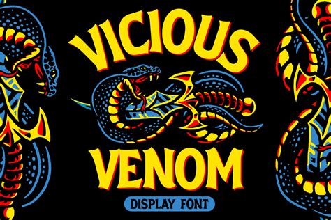 Vicious Venom Font Fonts ~ Creative Market