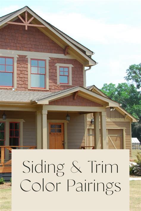 Siding And Trim Color Pairings In 2019 Construction2style