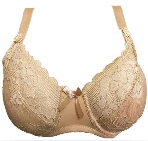 Plus Size Underwired Non Padded Ultra Thin Sexy Full Lace Coverage Big