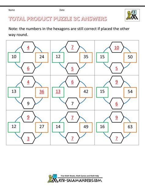 Students will use all basic operator skills you can think of. Math Puzzle Worksheets 3rd Grade