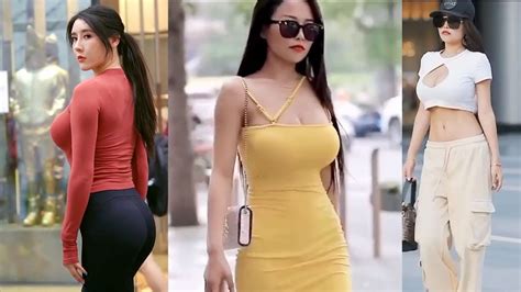 Sexy Female Chinese Chengdu Street Fashion Douyin China Ep 3 Youtube