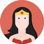 Icon Wonder Woman Person Avatar Human Svg