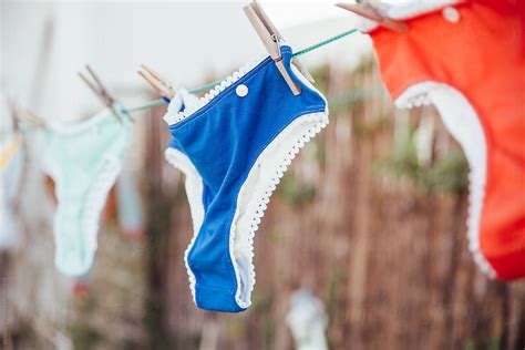 Female Panties Hanging On Clothesline By Stocksy Contributor Vera Lair Stocksy