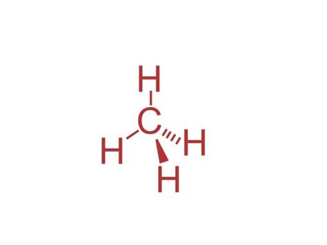 This Shows The Chemical Structure Of Methane Download Scientific Diagram