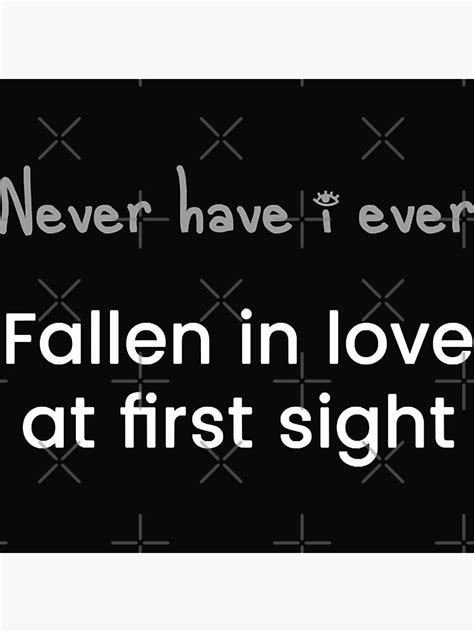 Fallen In Love At First Sight Poster For Sale By Allenvera12 Redbubble