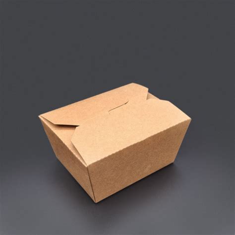 1 Kraft Brown Lunch Box Yucca Packaging