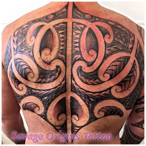 Maori Back Piece Tattoos Polynesian Tattoo Maori Tattoo