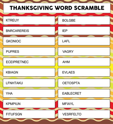 6 Best Images Of Thanksgiving Words Printable Thanksgiving Word