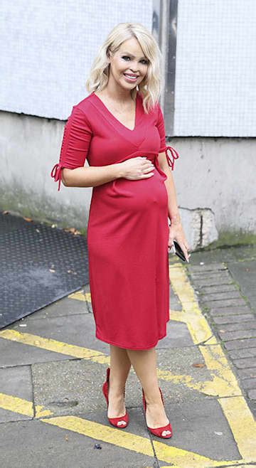 Katie Piper Wows In Red Maternity Dress From Brand Want That Trend Hello