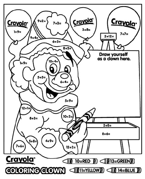math addition coloring pages coloring home