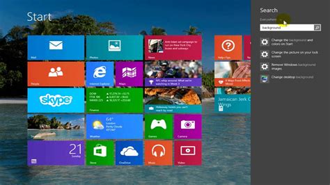 How To Change Windows 81 Start Screen Background Easy And Fun Youtube