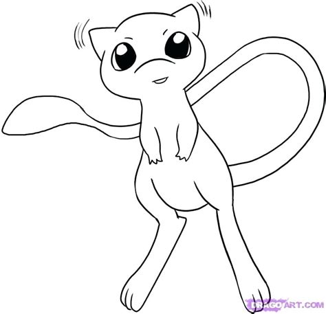 Mew Coloring Pages At Free Printable Colorings Pages