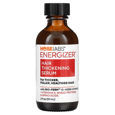 Hobe Labs Energizer Hair Thickening Serum 2 Fl Oz 59 Ml