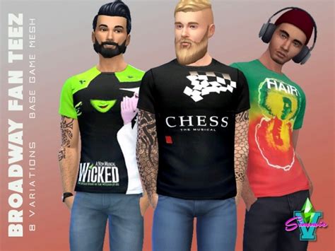 Broadway Fan Teez By Simmiev At Tsr Sims 4 Updates
