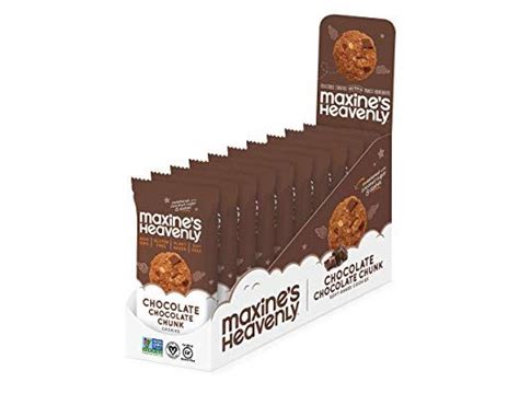 Maxines Heavenly Chocolate Chocolate Chunk Cookies Snack Pack 10