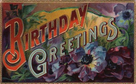 Birthday Free Vintage Illustrations