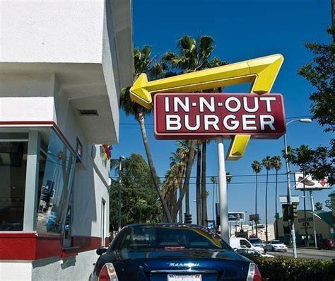 In N Out Burger Los Angeles California