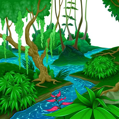Jungle Vector At Vectorified Collection Of Jungle Vector Free For The