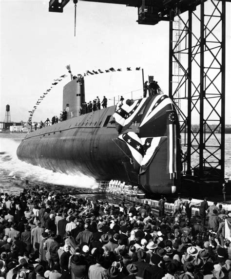 navy accepts uss nautilus first atomic submarine upi archives