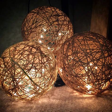 Muchocrafts Twine Spheres Diy
