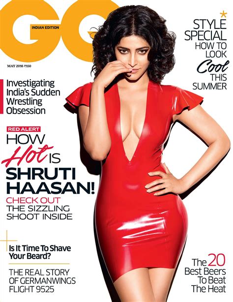 How Hot Is Shruti Haasan On The Gq India Cover Shruti Hassan Gq Magazine Covers Gq