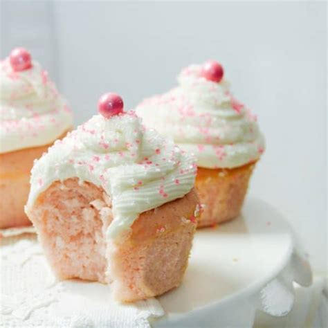 Easy Pink Vanilla Cupcakes • Loaves And Dishes