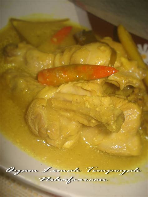 Uniknya tempoyak adalah hasil fermentasi dari durian yang sudah matang. Ayam Masak Tempoyak ~ Nshafeareen®