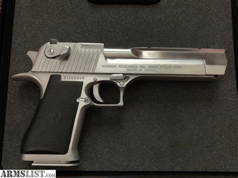 Armslist For Sale Brushed Chrome Desert Eagle In 50 Ae