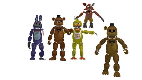Mmd Fnaf 2 Withered Pack Dl Relocated By Oscarthechinchilla On Deviantart