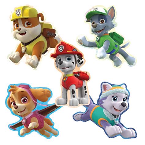 20 Paw Patrol Shaped Stickers 2 By 225 Each Etsy