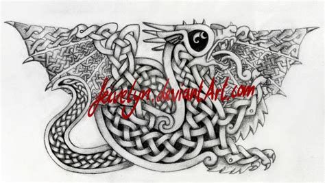 Celtic Dragon I By Feivelyn On Deviantart