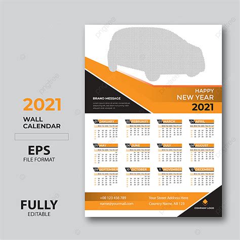 Wall Calendar Template Design Premium Vector Template Download On Pngtree