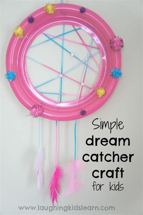 Simple Dream Catcher Craft For Kids Laughing Kids Learn