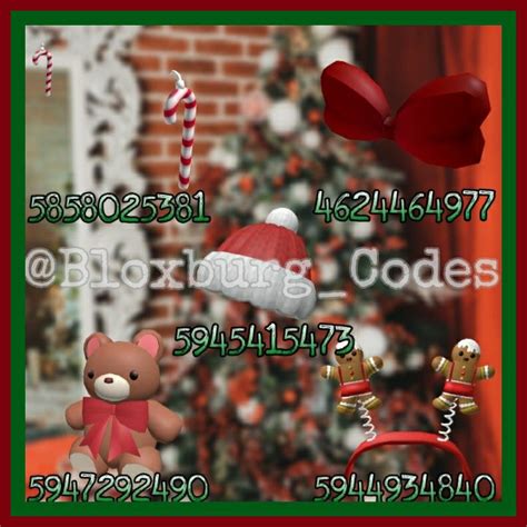 ⛄christmas Accessorie Codes⛄ Christmas Decals Coding Christmas