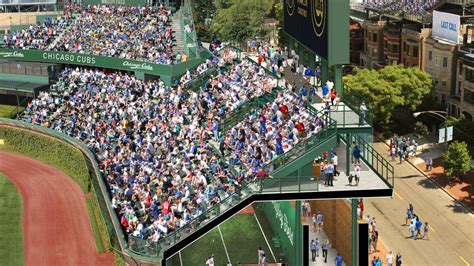 Cubs Release New Wrigley Renovation Renderings Outfield Signs