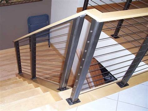 Ultra Tec® Stainless Steel Railing System Modern Staircase By