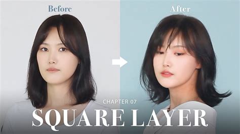 See our list of 90 stunning layered haircuts&hairstyles for long hair now. Hair cut & Styling Square layer - YouTube
