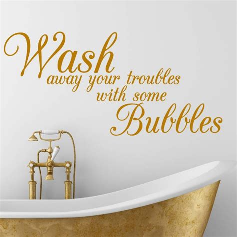 Bathroom Wall Sticker Inspirational Quote Ideas Soakology